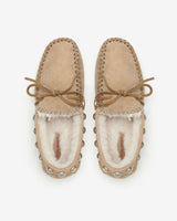 Isabel Marant Foamee Shearling Loafers Taupe